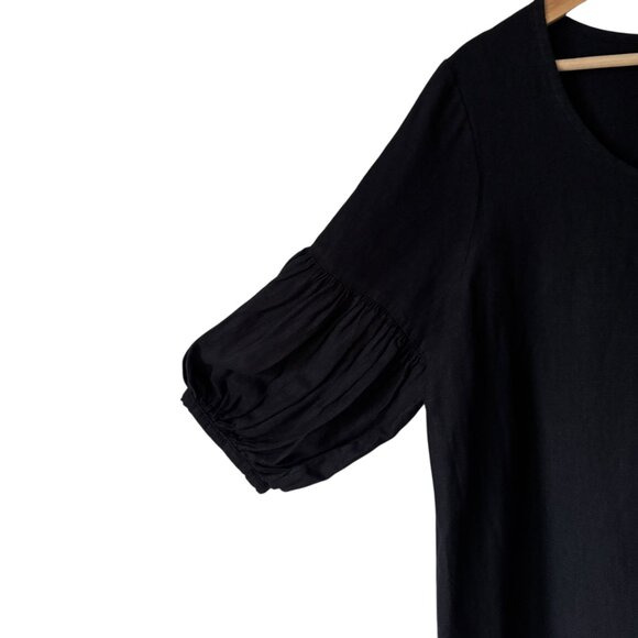 Bryn Walker XS Oversized Tunic Top Mini Dress Linen Comfy Breathable Lagenlook - Picture 14 of 16